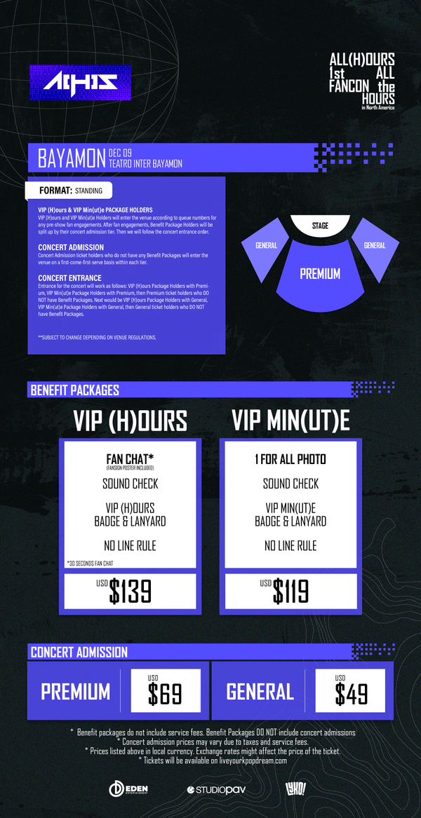 ALL(H)OURS - BAYAMON - VIP (H)OURS BENEFIT PACKAGE