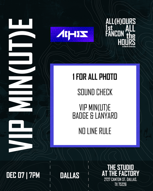 ALL(H)OURS - DALLAS - VIP MIN(UT)E BENEFIT PACKAGE