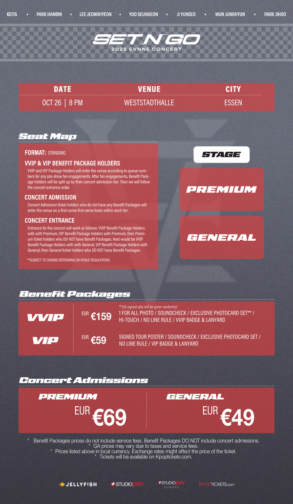 EVNNE 2025 - ESSEN - VVIP BENEFIT PACKAGE