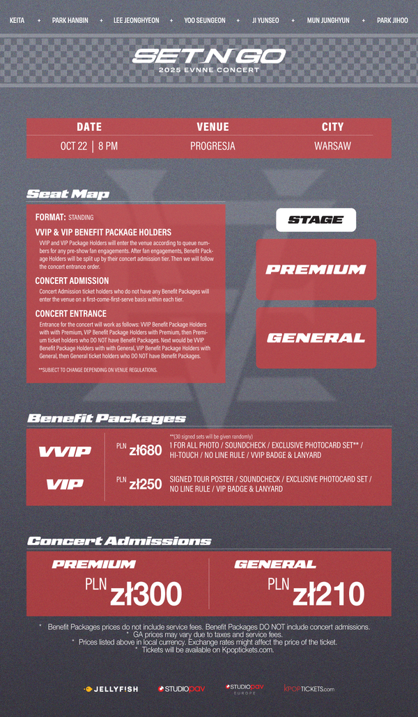 EVNNE 2025 - WARSAW - VVIP BENEFIT PACKAGE