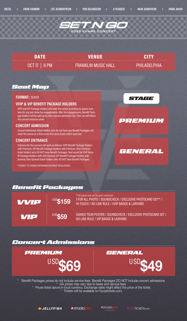 EVNNE 2025 - PHILADELPHIA - VVIP BENEFIT PACKAGE