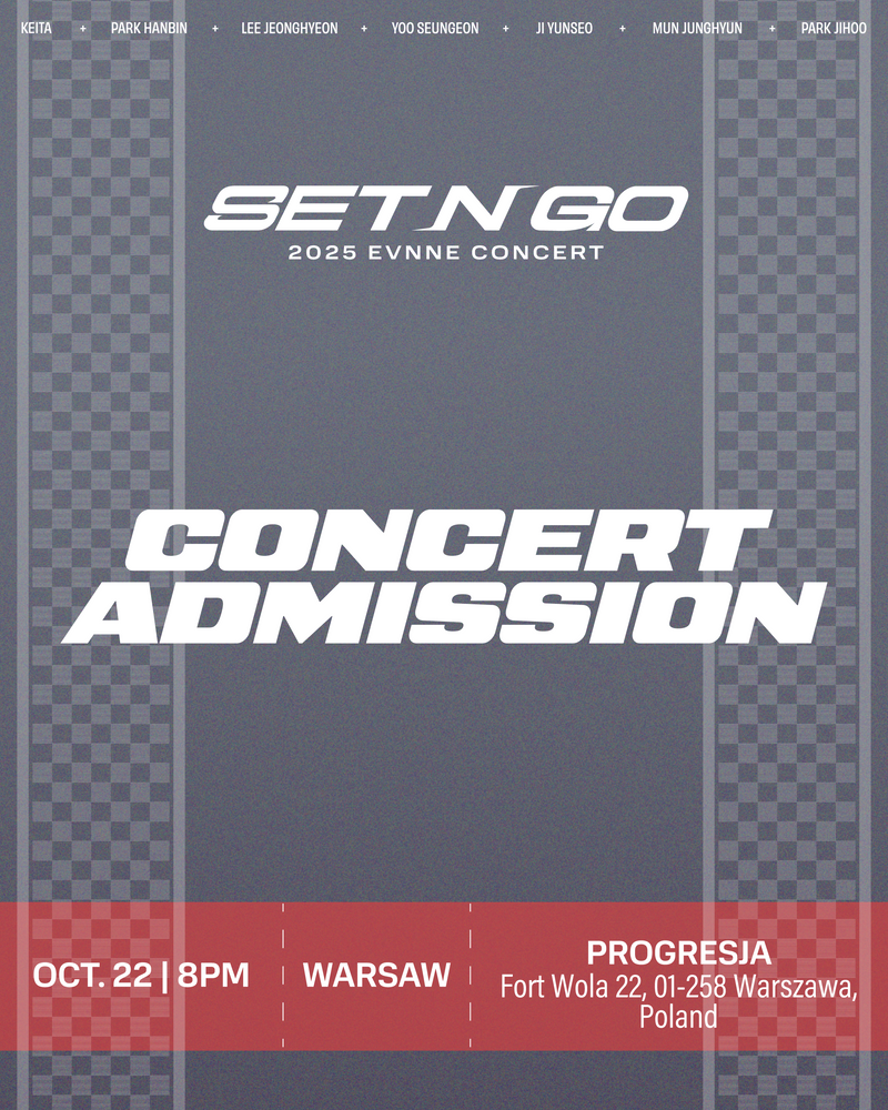 EVNNE 2025 - WARSAW - CONCERT ADMISSION
