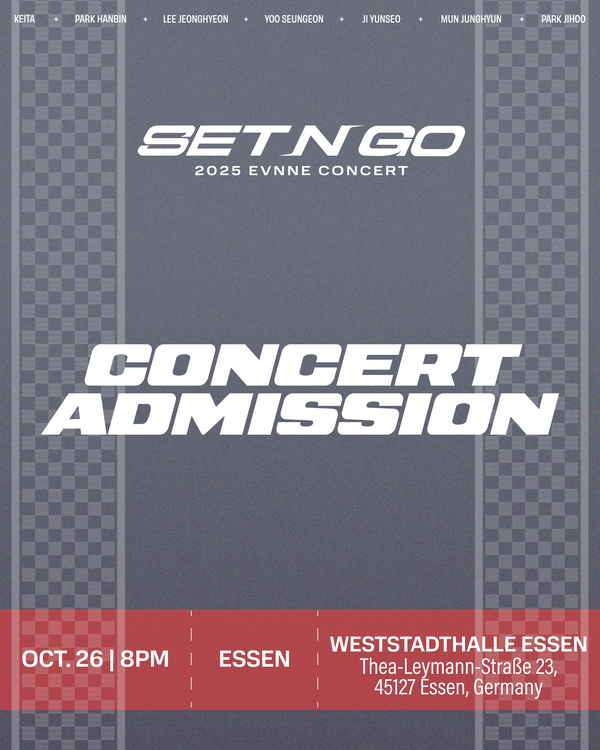 EVNNE 2025 - ESSEN - CONCERT ADMISSION