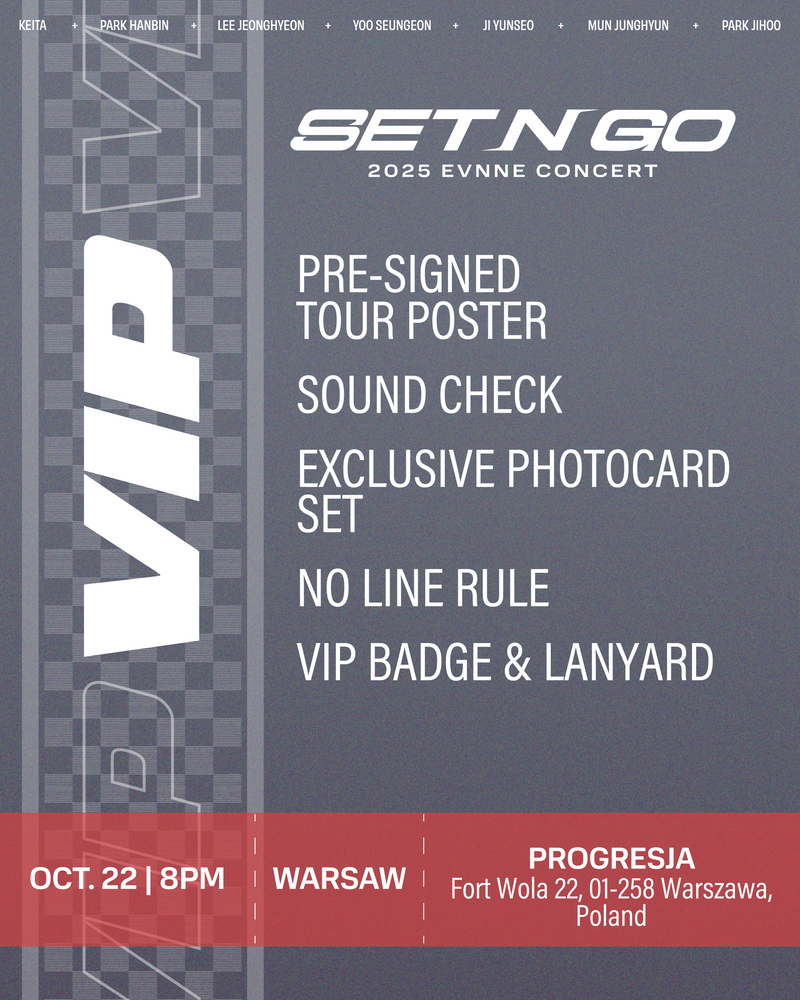 EVNNE 2025 - WARSAW - VIP BENEFIT PACKAGE