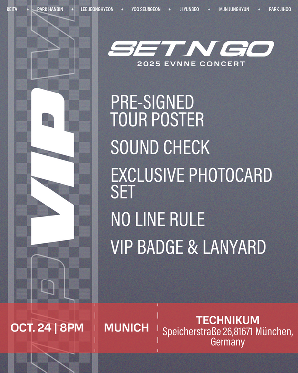 EVNNE 2025 - MUNICH - VIP BENEFIT PACKAGE
