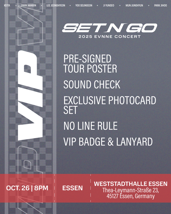 EVNNE 2025 - ESSEN - VIP BENEFIT PACKAGE