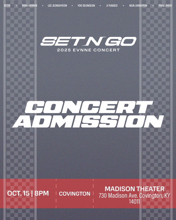 EVNNE 2025 - COVINGTON - CONCERT ADMISSION