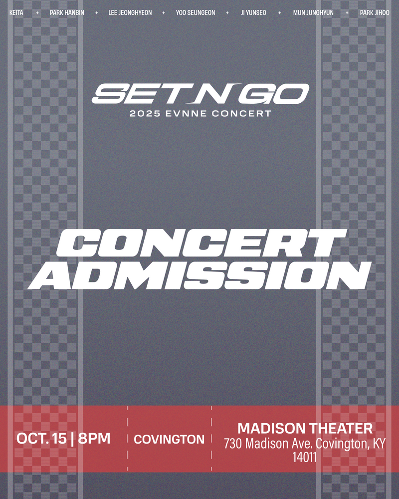 EVNNE 2025 - COVINGTON - CONCERT ADMISSION