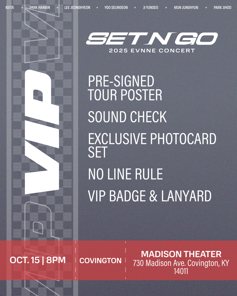 EVNNE 2025 - COVINGTON - VIP BENEFIT PACKAGE