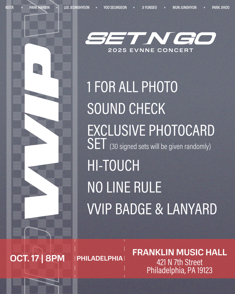 EVNNE 2025 - PHILADELPHIA - VVIP BENEFIT PACKAGE