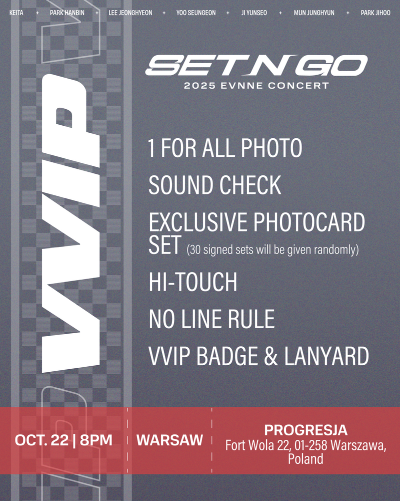 EVNNE 2025 - WARSAW - VVIP BENEFIT PACKAGE