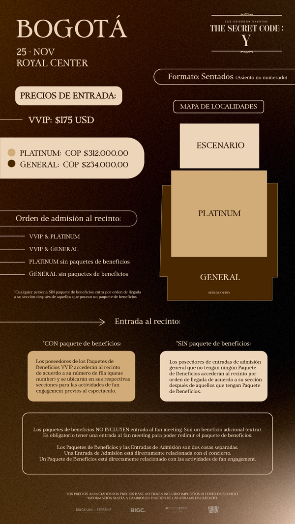 YOO YEONSEOK 2025 - BOGOTA - VVIP BENEFIT PACKAGE