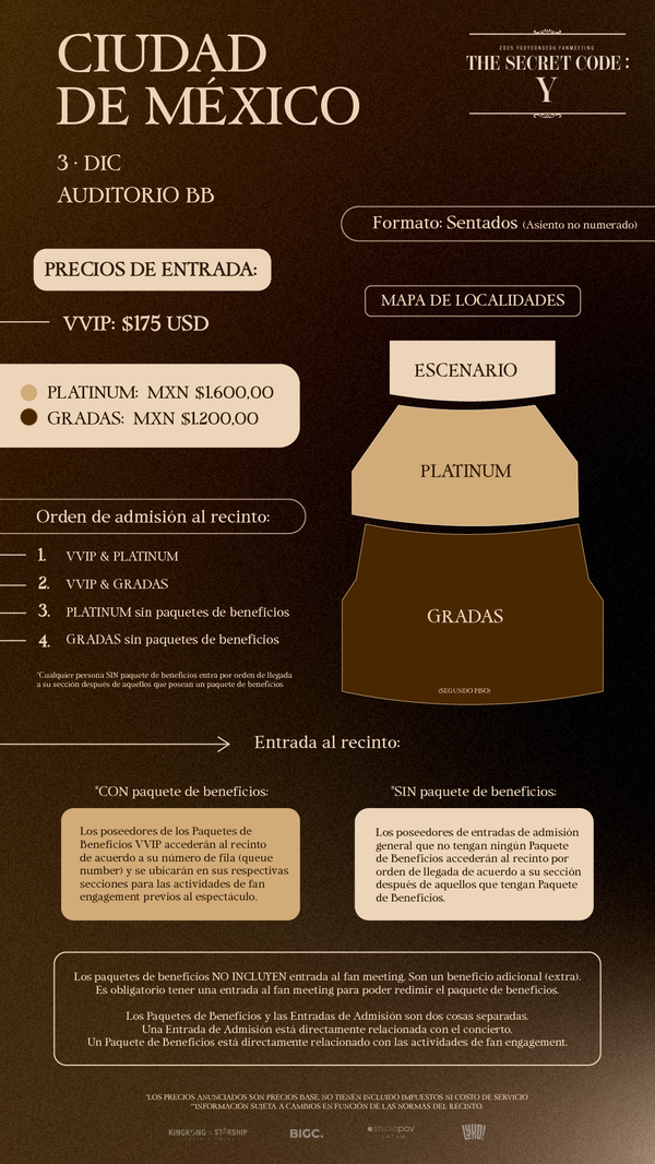 YOO YEONSEOK 2025 - MEXICO CITY - VVIP BENEFIT PACKAGE