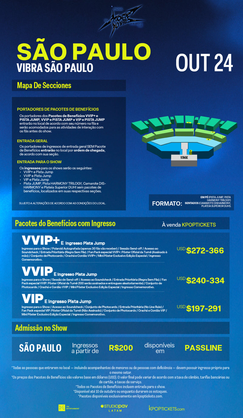 P1HARMONY 2025 - SAO PAULO - VVIP+ & PISTA JUMP
