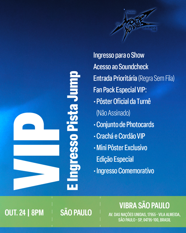 P1HARMONY 2025 - SAO PAULO - VIP & PISTA JUMP