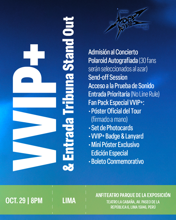 P1HARMONY 2025 - LIMA - VVIP+ & TRIBUNA STAND OUT