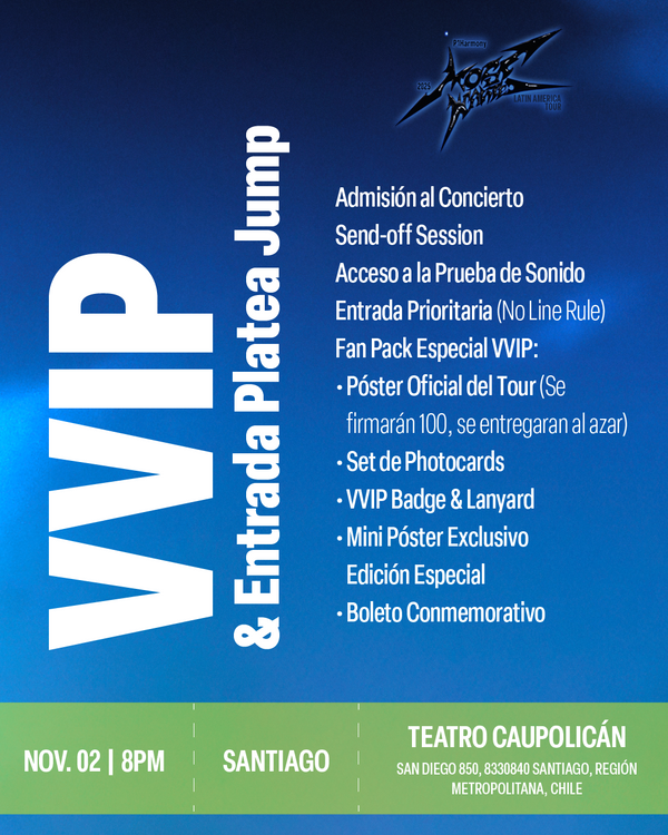 P1HARMONY 2025 - SANTIAGO - VVIP & PLATEA JUMP