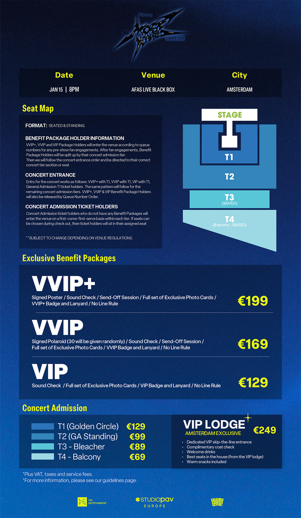 P1HARMONY 2026 - AMSTERDAM - VVIP+ BENEFIT PACKAGE