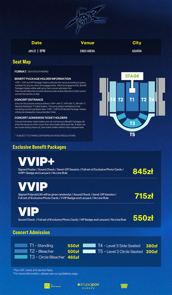 P1HARMONY 2026 - GDAŃSK - VVIP+ BENEFIT PACKAGE