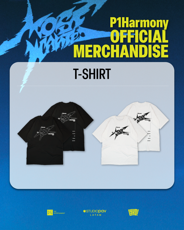 [ON-SITE PICKUP PRE-ORDER] 2025 P1HARMONY LIVE TOUR - Official T-Shirt
