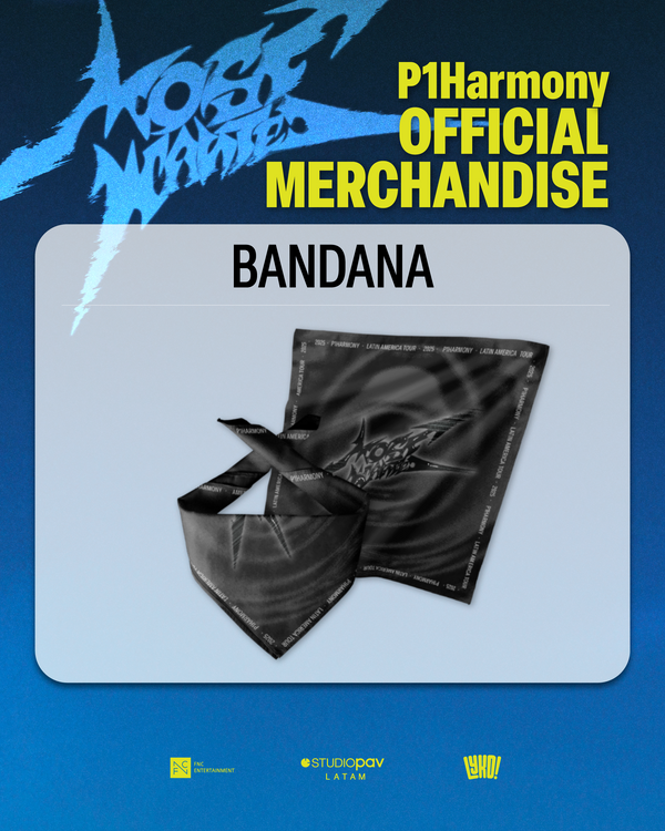 [ON-SITE PICKUP PRE-ORDER] 2025 P1HARMONY LIVE TOUR - Official Bandana