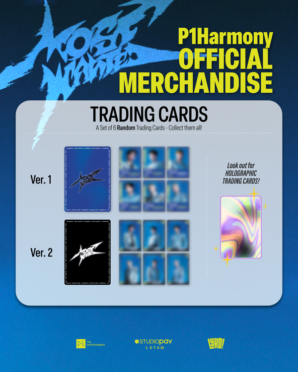 [ON-SITE PICKUP PRE-ORDER] 2025 P1HARMONY LIVE TOUR - Official Trading Cards
