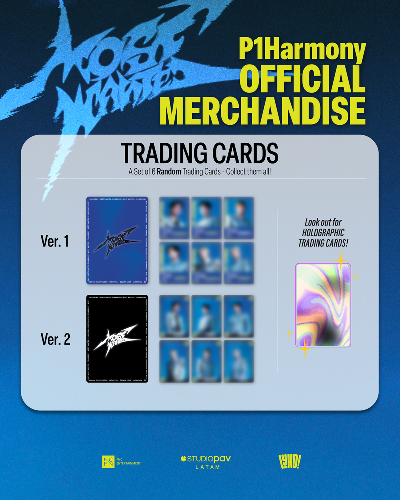 [ON-SITE PICKUP PRE-ORDER] 2025 P1HARMONY LIVE TOUR - Official Trading Cards