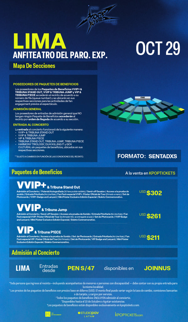 P1HARMONY 2025 - LIMA - VVIP+ & TRIBUNA STAND OUT