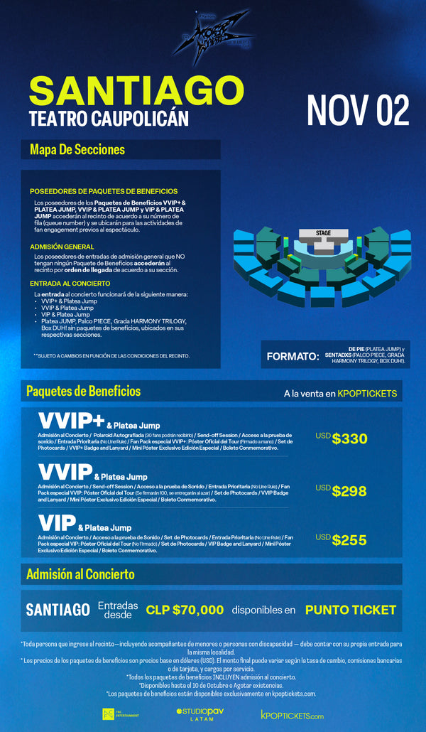 P1HARMONY 2025 - SANTIAGO - VIP & PLATEA JUMP