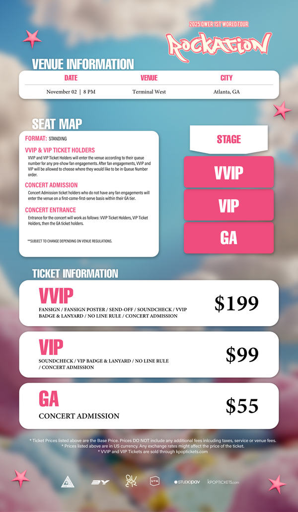 QWER 2025 - ATLANTA - VVIP ADMISSION