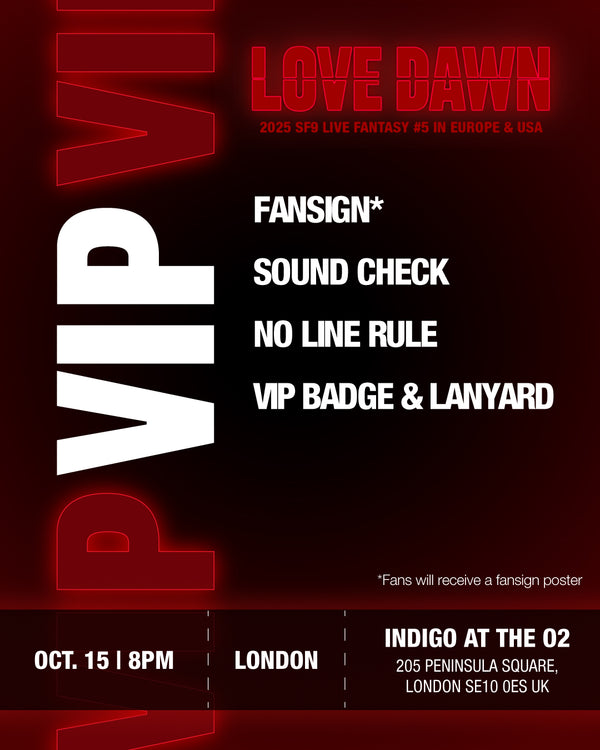 SF9 - LONDON - VIP BENEFIT PACKAGE