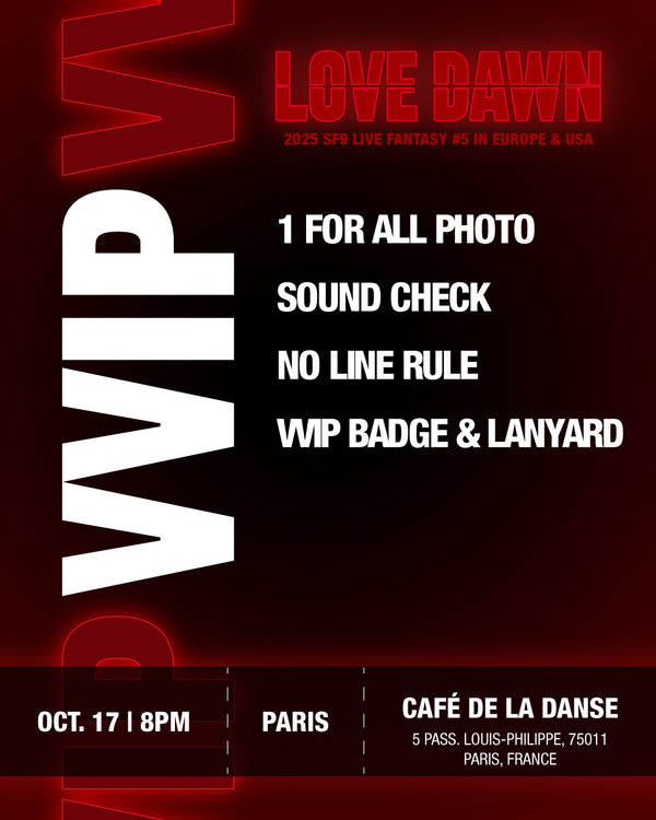 SF9 - PARIS - VVIP BENEFIT PACKAGE