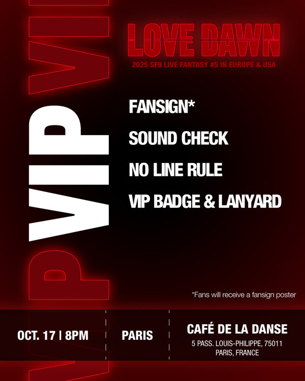 SF9 - PARIS - VIP BENEFIT PACKAGE