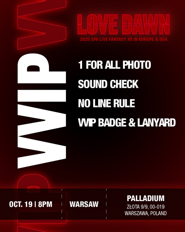 SF9 - WARSAW - VVIP BENEFIT PACKAGE