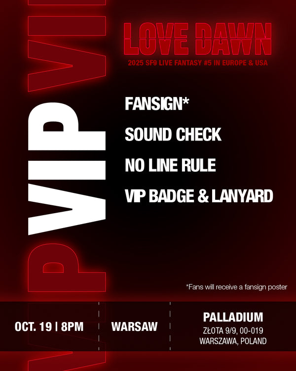SF9 - WARSAW - VIP BENEFIT PACKAGE