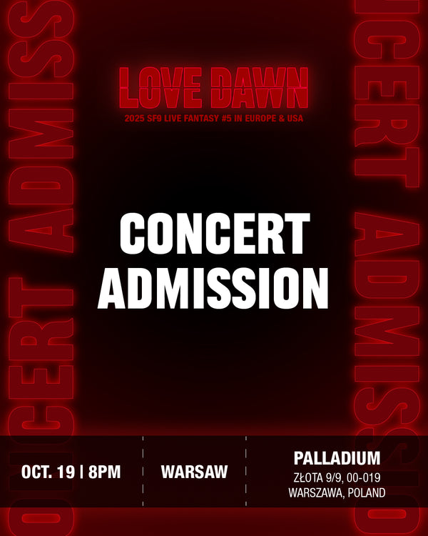 SF9 - WARSAW - CONCERT ADMISSION