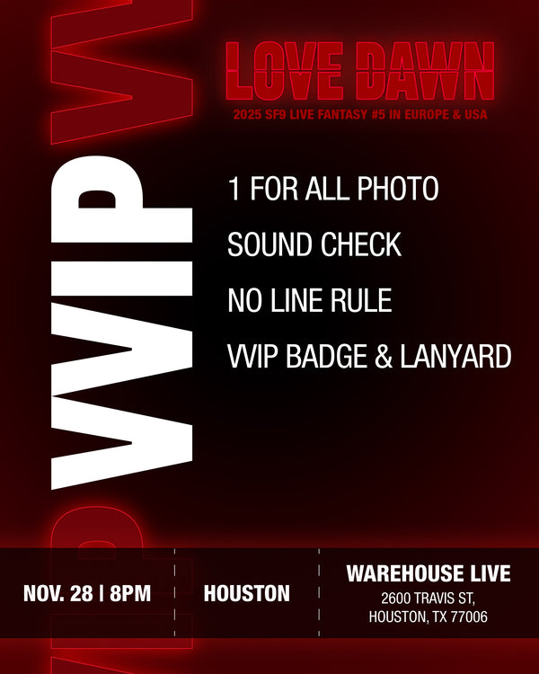 SF9 - HOUSTON - VVIP BENEFIT PACKAGE