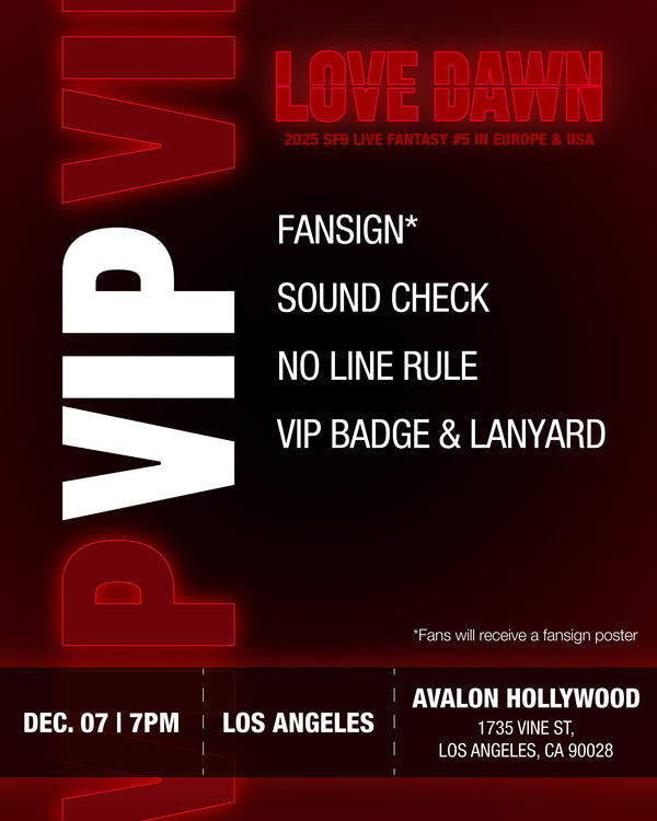 SF9 - LOS ANGELES - VIP BENEFIT PACKAGE