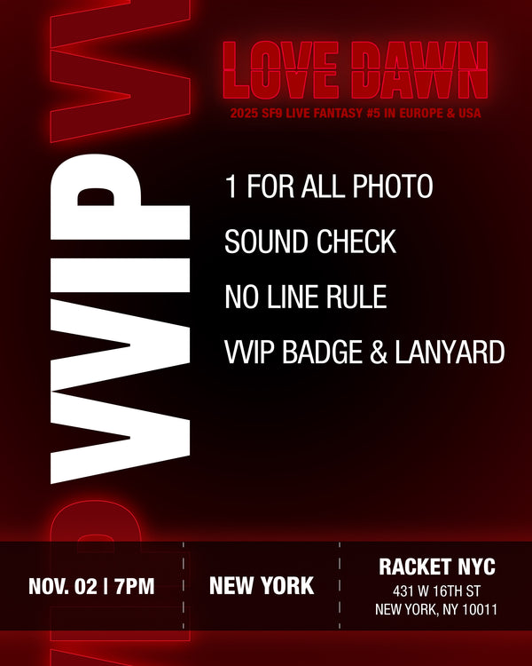 SF9 - NEW YORK - VVIP BENEFIT PACKAGE