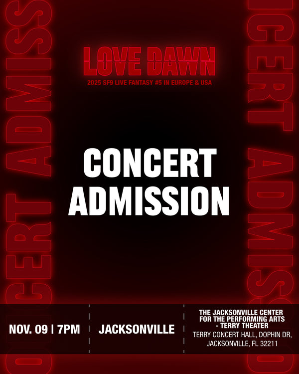 SF9 - JACKSONVILLE - CONCERT ADMISSION