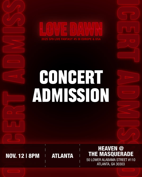 SF9 - ATLANTA - CONCERT ADMISSION