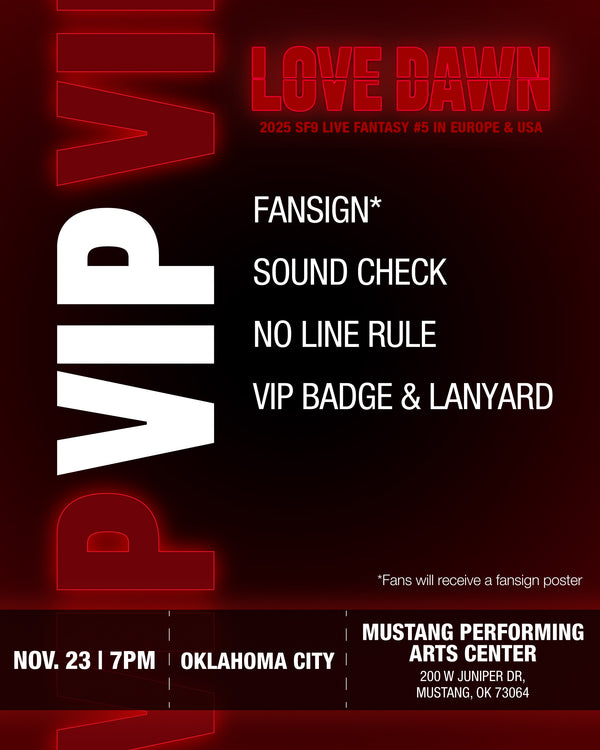 SF9 - OKLAHOMA CITY - VIP BENEFIT PACKAGE