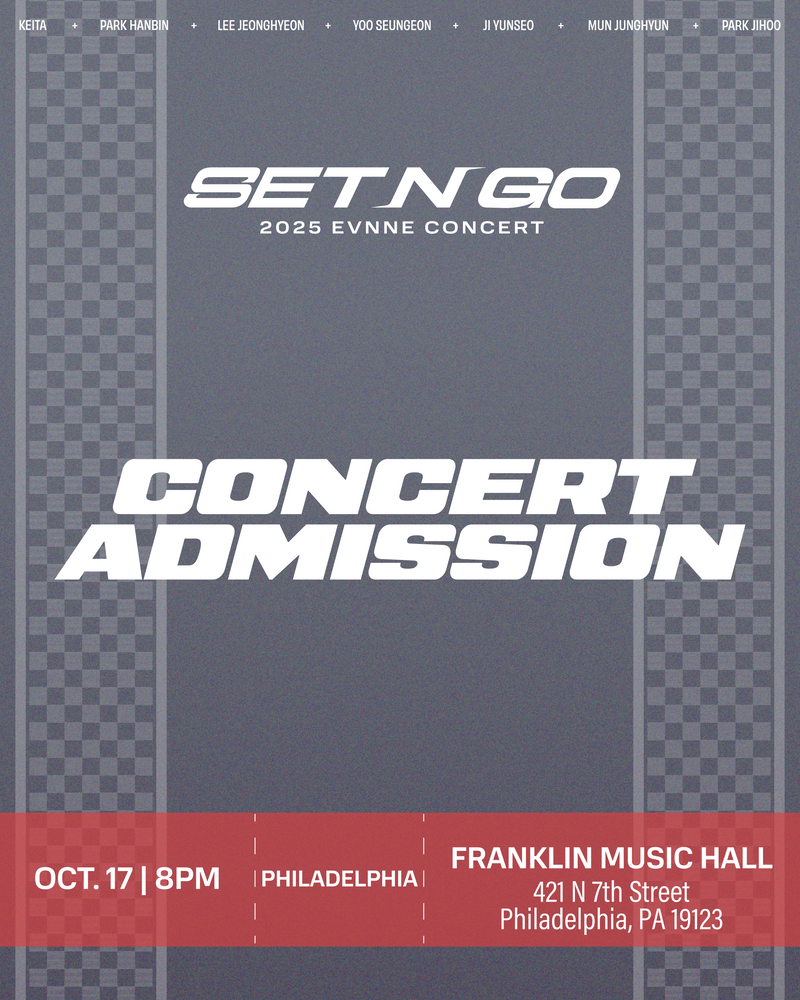 EVNNE 2025 - PHILADELPHIA - CONCERT ADMISSION