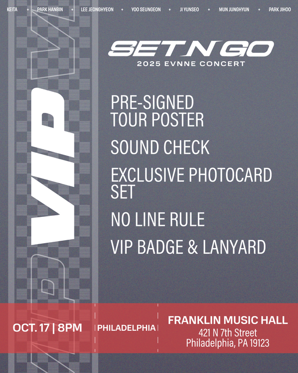 EVNNE 2025 - PHILADELPHIA - VIP BENEFIT PACKAGE